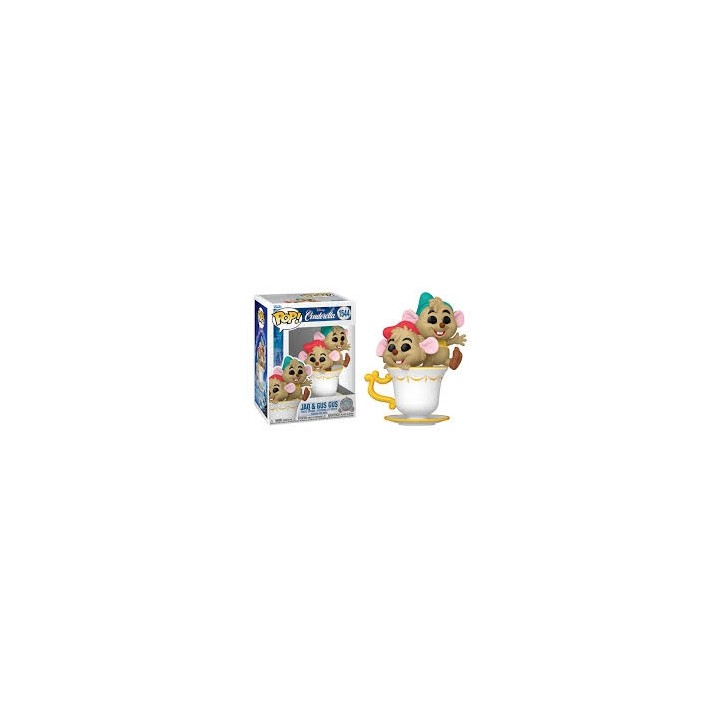 FUNKO POP Disney: Cinderellas 75th- Jaq and Gus Gus 9cm (REPRINT 02/27)