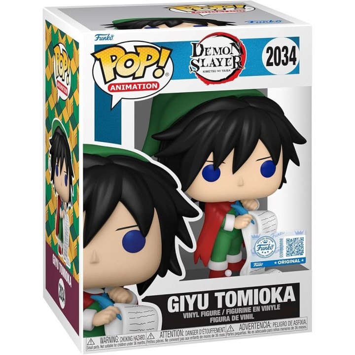 FUNKO POP Animation: Demon Slayer - 2034 Giyu Tomioka (Exclusive) 9cm