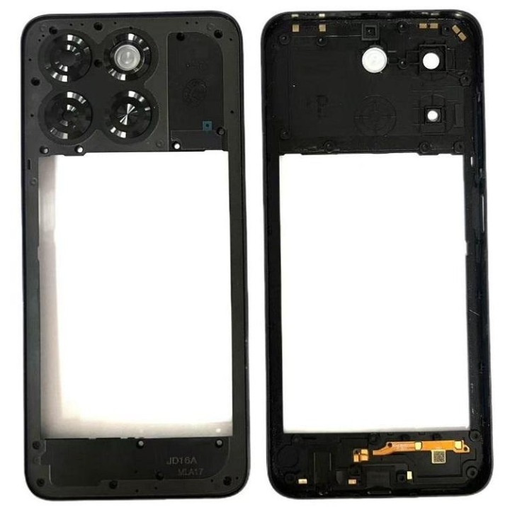 COVER CENTRALE B PER ZTE BLADE A35 (Z2453) NERO ORIGINALE
