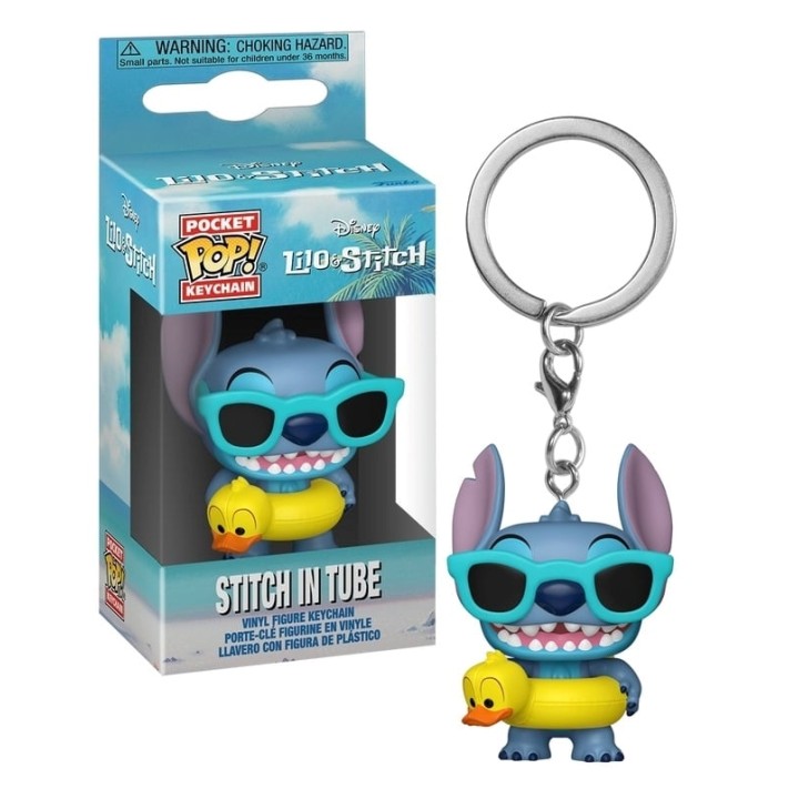FUNKO POP Keychain Disney: Lilo & Stitch - Stitch In Tube