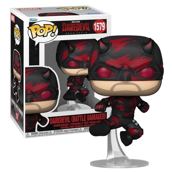 FUNKO POP Marvel: Daredevil Born Again - 1579 Daredevil Battle Damaged 9cm