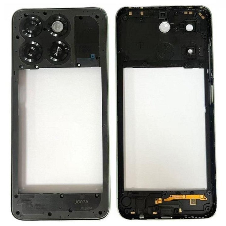 COVER CENTRALE B PER ZTE BLADE A35 (Z2453) VERDE ORIGINALE