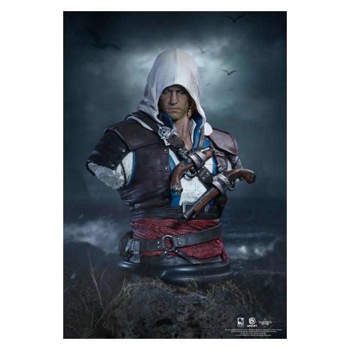 114351 - Assassin’s Creed Black Flag Resynced Edward Kenway 1/4 Scale Bust