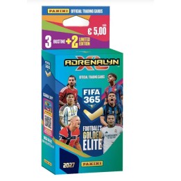 PANINI CALCIATORI ADRENALYN XL FIFA 365 - 2027 edition - ECOBLISTER 5 bustine (3 bustine + 2 limited ed. a rotazione)