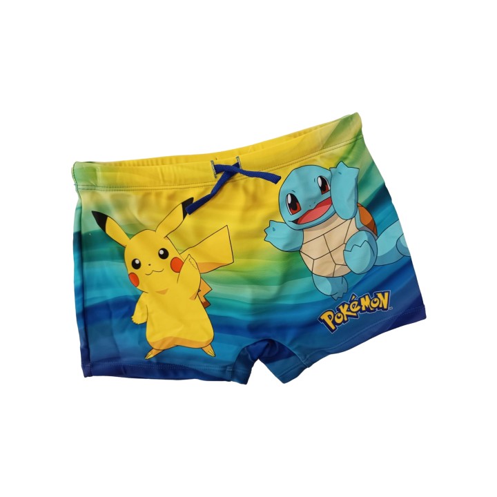 DG-PKMN-723C - POKEMON: COSTUME DA BAGNO BOXER PIKACHU & SQUIRTLE 10 ANNI (140cm)