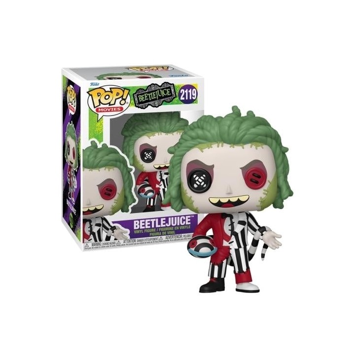 FUNKO POP Movies: Beetlejuice - 2119 Beetlejuice Patchwork 9cm