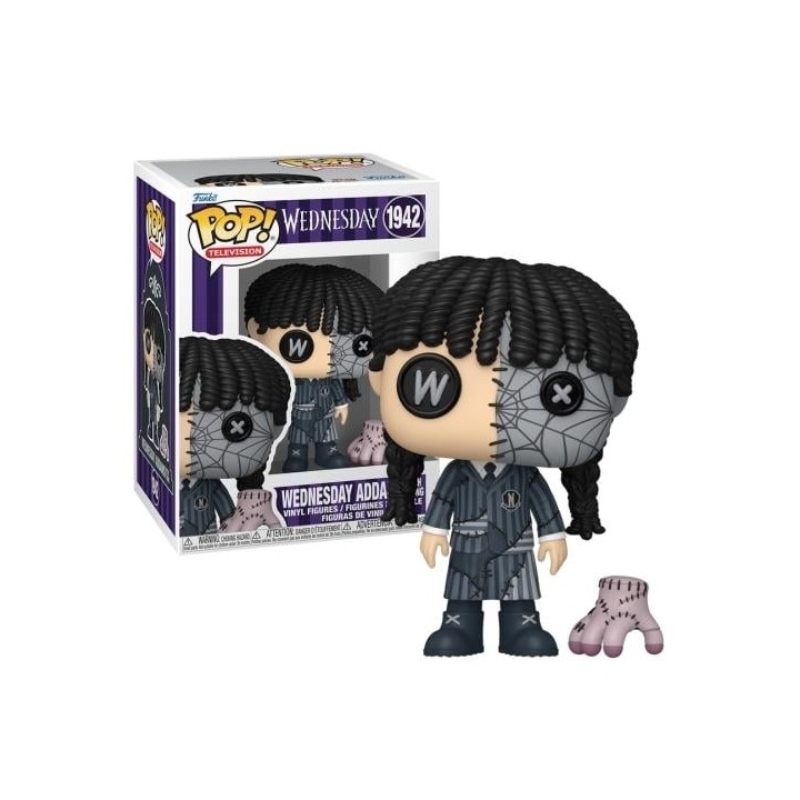 FUNKO POP Television: Wednesday - 1942 Wednesday Addams With Thing (Patchwork) 9cm