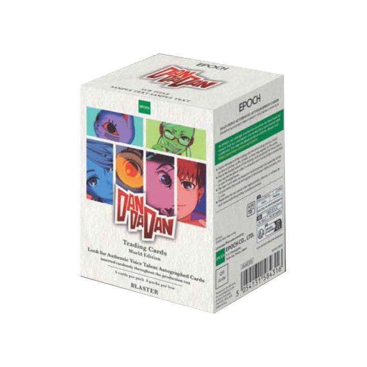 Epoch - Dan Da Dan W.E. Blaster Display (6 Buste / 6 Carte) ENG (PRODOTTO IN ALLOCAZIONE)