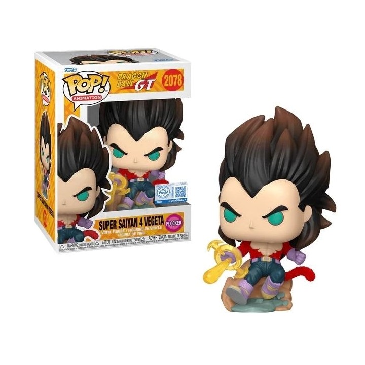 FUNKO POP Animation: Dragon Ball GT - 2078 Super Sayan 4 Vegeta (Flocked) (Exclusive) 9cm