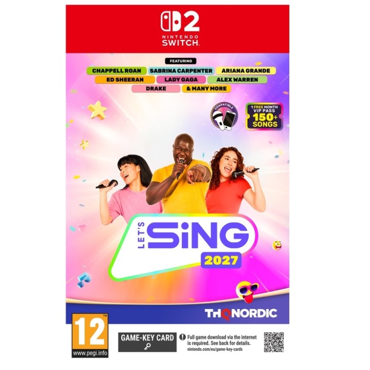 Let's Sing 2027 (Game Key Card)