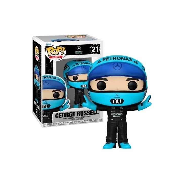 FUNKO POP Racing: Mercedes Benz - 21 George Russell (T-Pose) 9cm