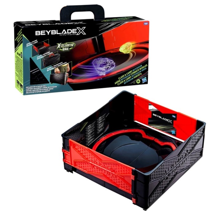 Hasbro BeyBlade X: X-Celerator Rail - Clash & Carry Beystadium (G0841)