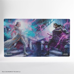 GAMEGENIC Magic: The Gathering - Reality Fracture - Shiny Playmat - Liliana,Dev Healer/Lili, Call