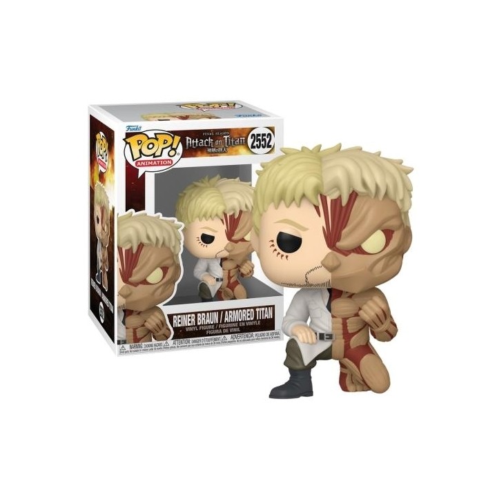 FUNKO POP Animation: Attack On Titan - 2552 Reiner Braun/ Armored Titan 9cm