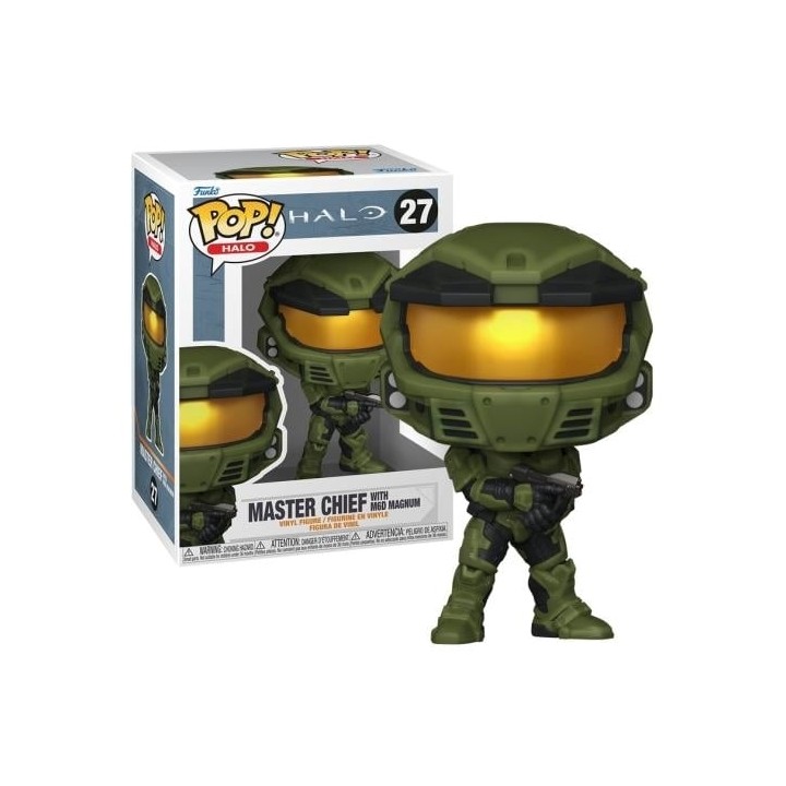 FUNKO POP Halo: Halo 25Th Anniversary - 27 Master Chief With M6D Magnum 9cm