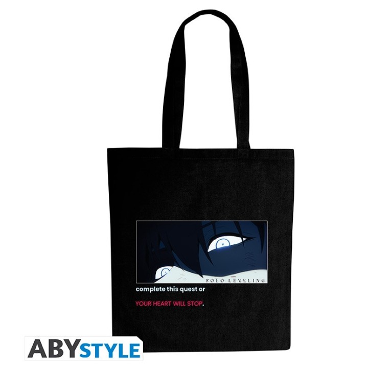 ABYSTYLE SOLO LEVELING - Tote Bag - "Complete this quest"