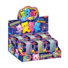 D-CUBE BEAR GELLY/TPR TRASPARENT DISPLAY 6