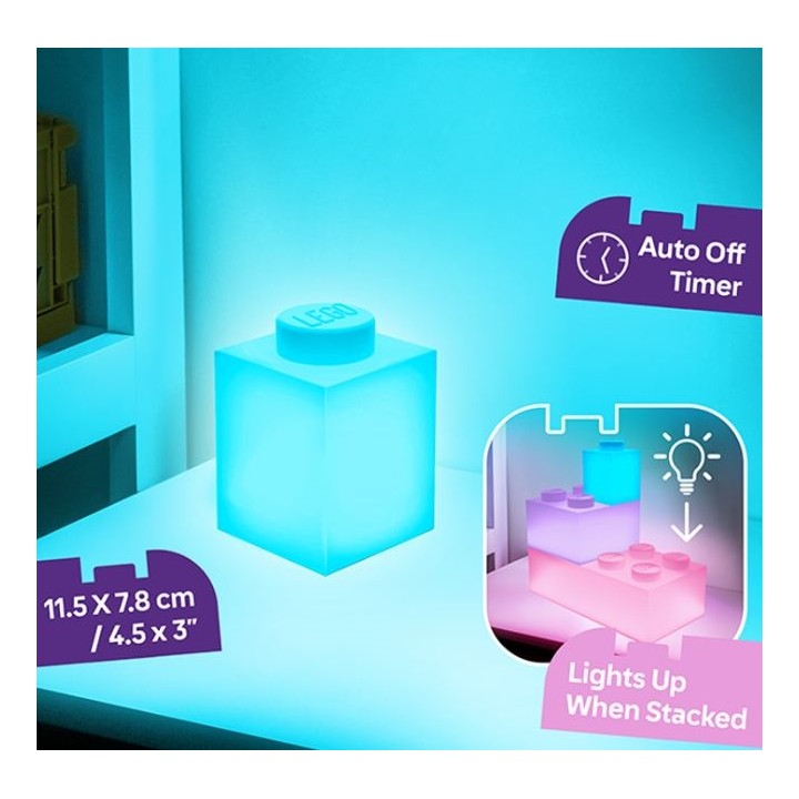 PALADONE LEGO LEGO Turquoise 1x1 Brick Light