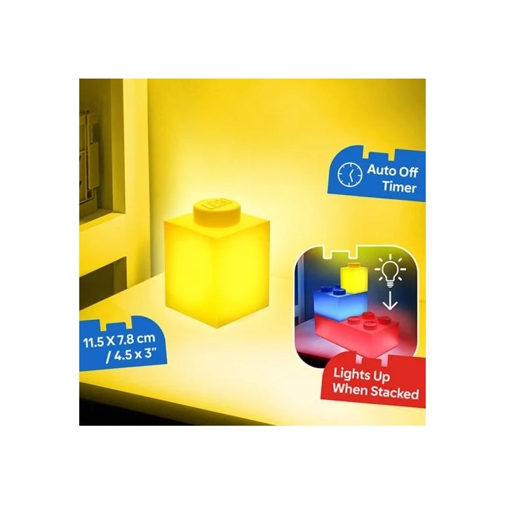 PALADONE LEGO LEGO Yellow 1x1 Brick Light