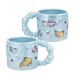 PALADONE MINECRAFT Axolotl Bubble Shaped Mug