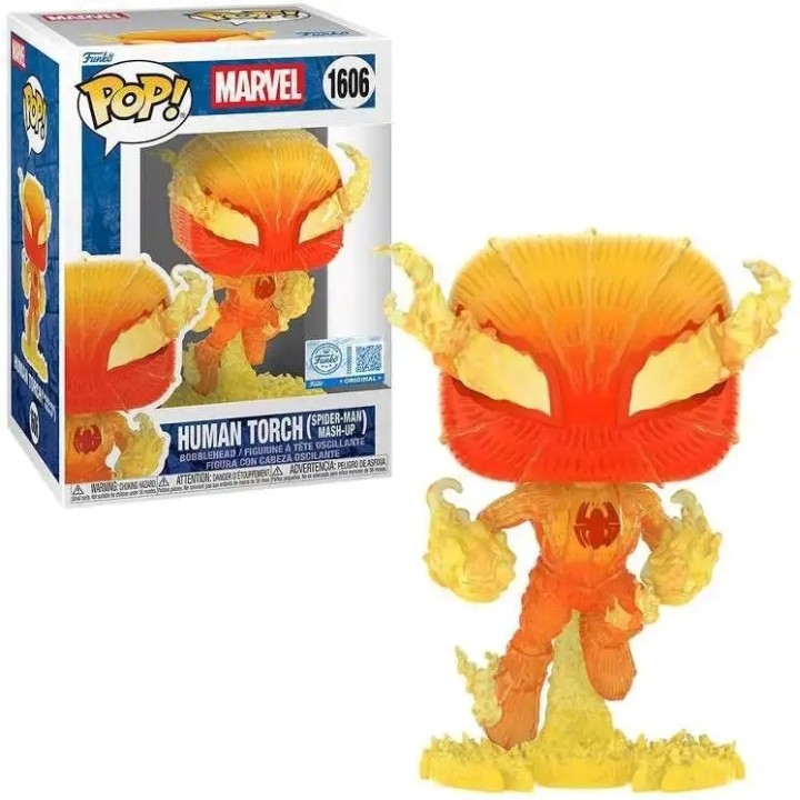 FUNKO POP Marvel - 1606 Human Torch (Spider-Man Mash-Up) (Exclusive) 9cm