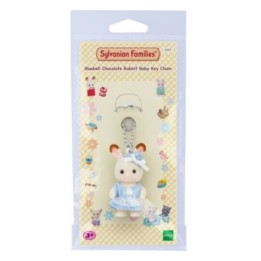 SYLVANIAN FAMILIES Portachiavi Coniglio Cioccolato in abito dfa sera