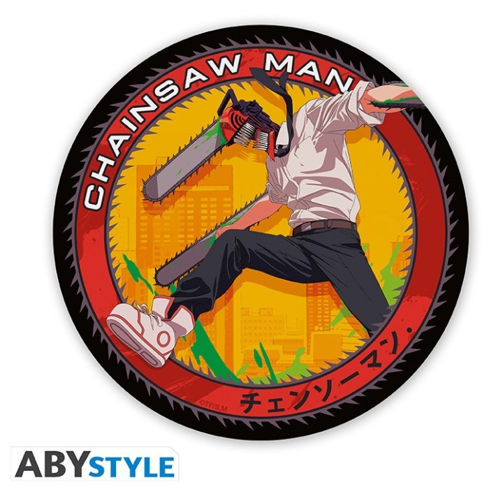 ABYSTYLE CHAINSAW MAN - Ceramic Coasters "Chainsaw Man"