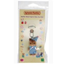 SYLVANIAN FAMILIES Portachiavi Pigiamino Scoiattolo Nocciola