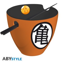 ABYSTYLE DRAGON BALL - Ramen Bowl with chopsticks - "Goku symbols"