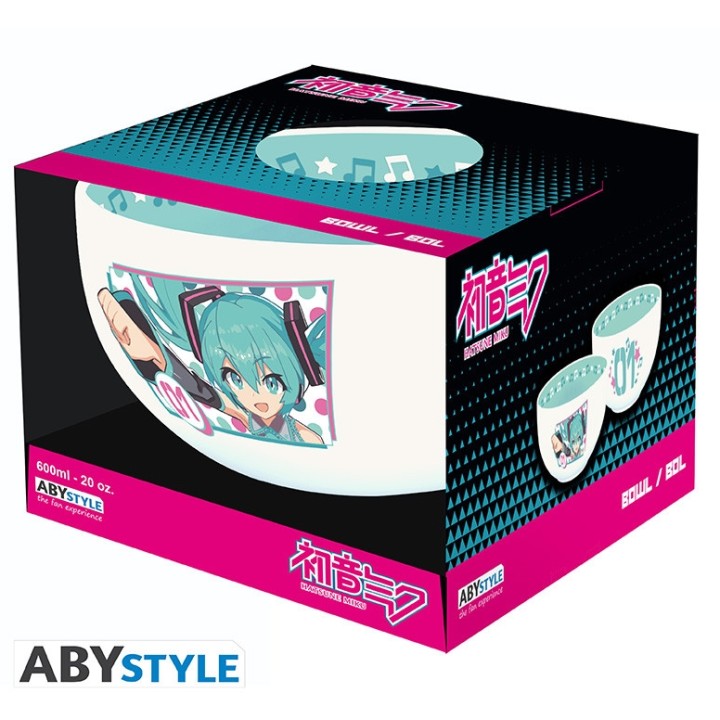 ABYSTYLE HATSUNE MIKU - Bowl - 600 ml - "Hatsune Miku" cardboard pkg