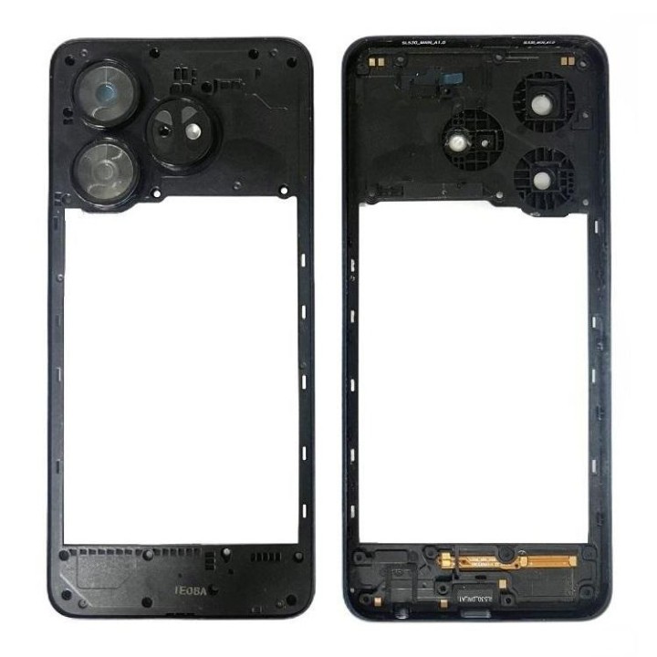 COVER CENTRALE B PER ZTE BLADE V60 DESIGN (Z2350) BLU / NERO ORIGINALE