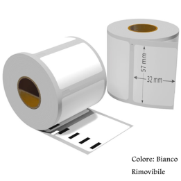 Etichette adesive rimovibile per DYMO DM-11354 S0722540 57mm*32mm 100.