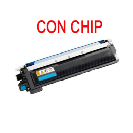 CON CHIP Toner per Brother TN-247 HL-L3210 L3230 L3270 ciano 2300pag.