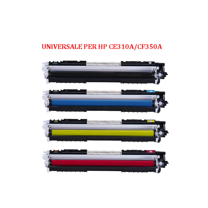 Toner Universale per HP CE310A CF350A CANON 729 nero 1100pag.