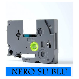 12mm x 7m Nastro laminato compatibile per Dymo S0720560 (45016) nero..
