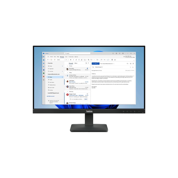 LENOVO MONITOR 23,8 LED IPS 16:9 FHD 6 MS 250 CDM, VGA/HDMI, S24-4e