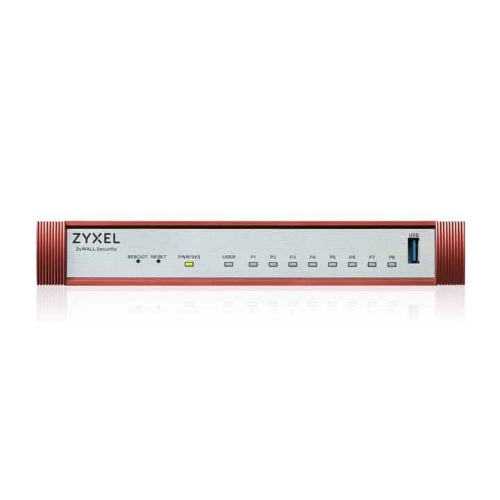 ZYXEL FIREWALL CONS. 25 UTENTI, BANDA FINO A 3GB, 8P.GB LAN/WAN, DESK.