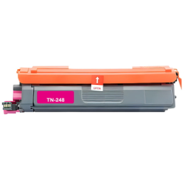 CON CHIP Toner per Brother TN-248XL magenta 2300pag.