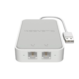 KEENETIC LINEAR (KN-3110), ADATTATORE VOIP 2 PORTE FXS RJ11, COMPATIB.