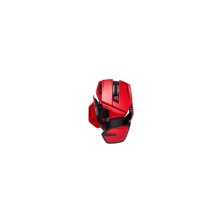 MAD CATZ GAMING MOUSE R.A.T. 8+ADV OPTICAL GAMING MOUSE, RED ALLUMINI.