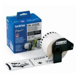 BROTHER DK-22205 NASTRO BIANCO CARTA TERMICA A LUNGHEZZA CONTINUA- 62.