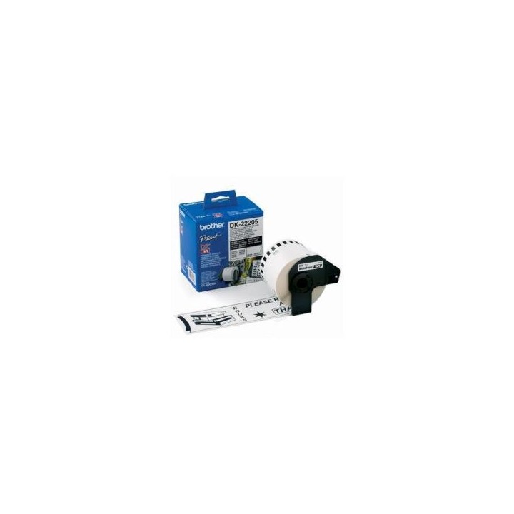 BROTHER DK-22205 NASTRO BIANCO CARTA TERMICA A LUNGHEZZA CONTINUA- 62.