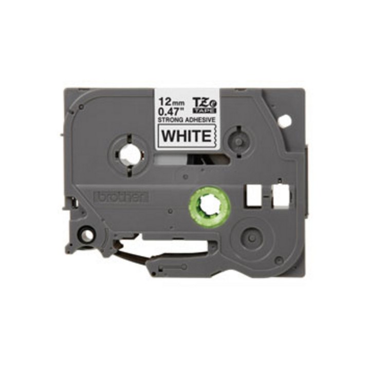 BROTHER NASTRO LAMINATO DA 12MM (8M) NERO SU BIANCO