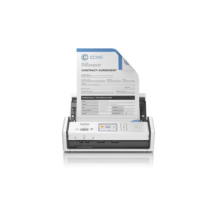 BROTHER SCANNER DOCUMENTALE ADS-1800W, A4, ADF, FRONTE / RETRO, PORTA.