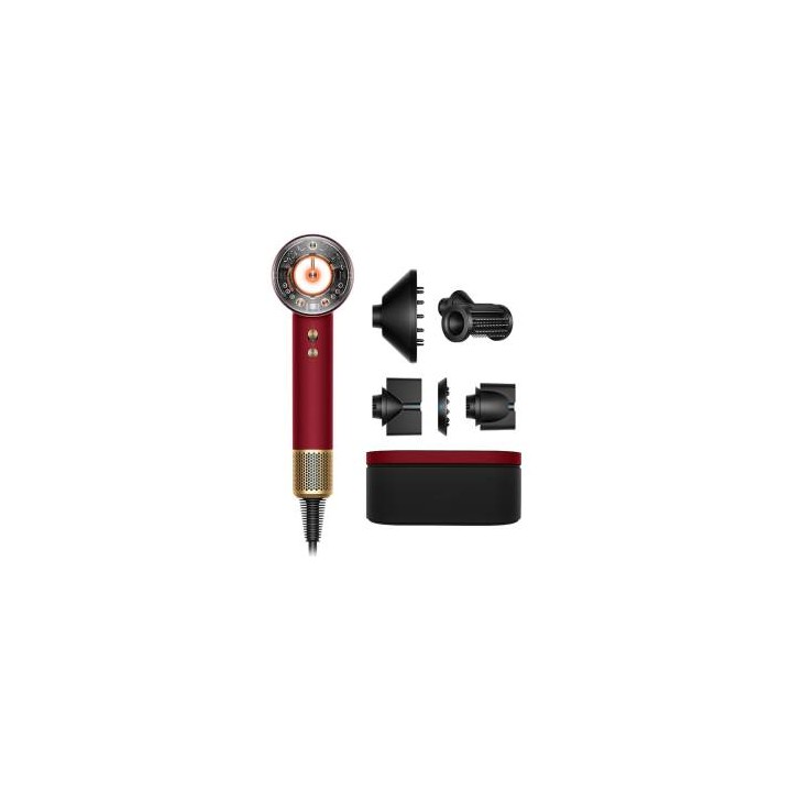 Dyson Asciugacapelli Supersonic Nural Hair Dryer 1600W Red Velvet/Gold