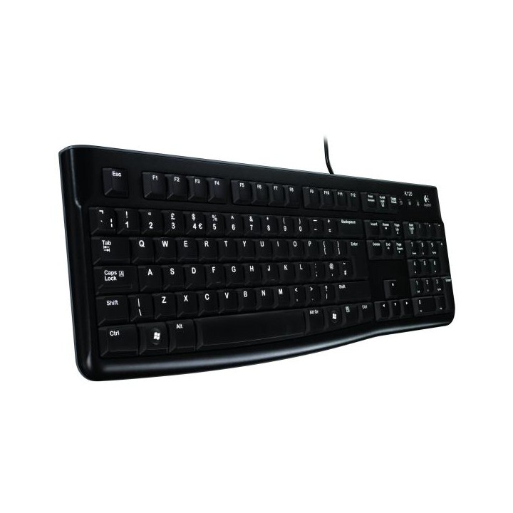 LOGITECH TASTIERA USB K120 WIRED NERA OEM